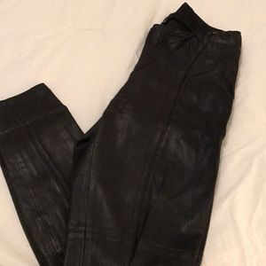 Black Leather Pants